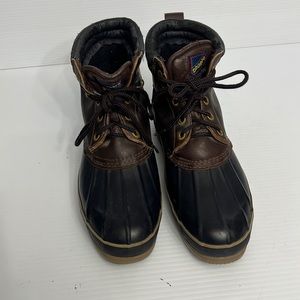 Sporto Mens Original Duck Boots Sz 10 Brown Lace